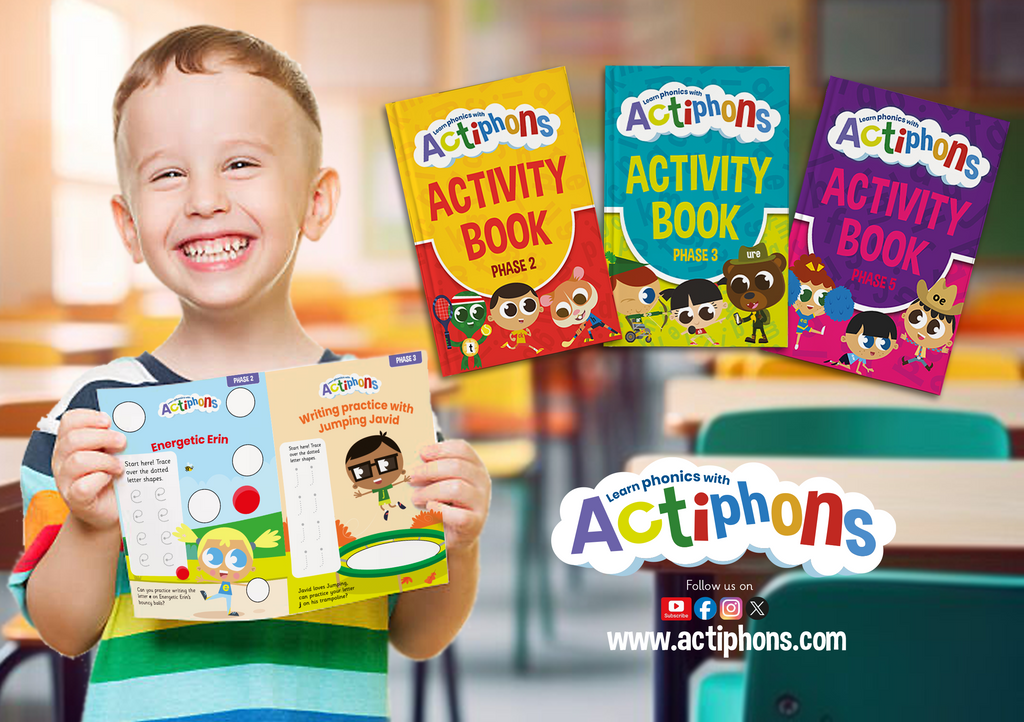 Learn Phonics with Actiphons Activity books collection 