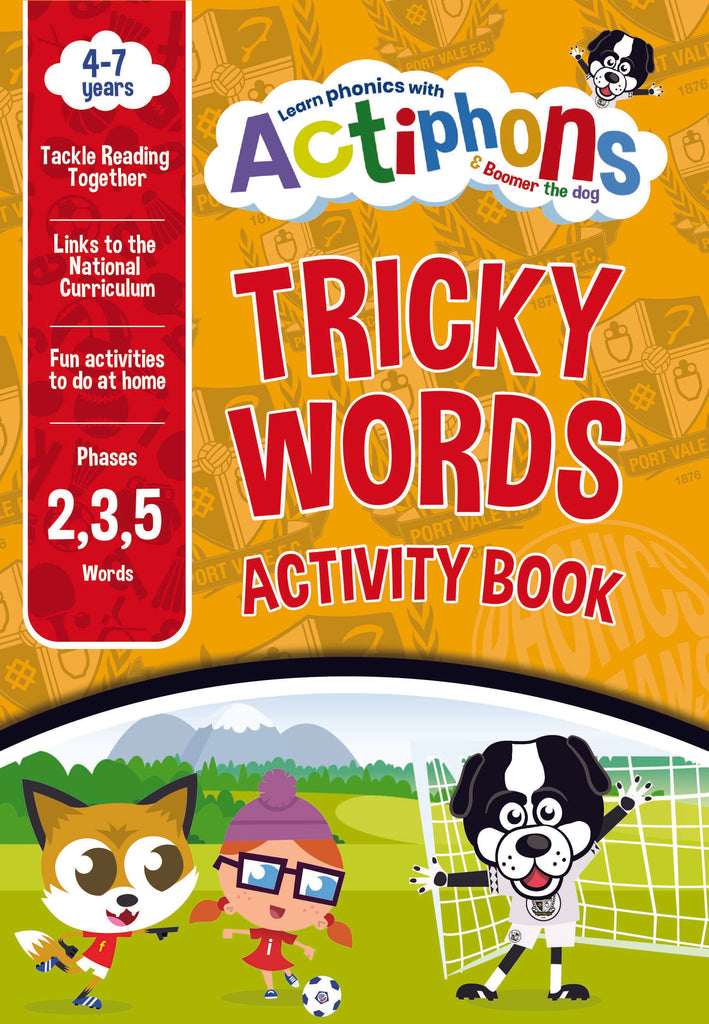 Tricky Words activity book with BOOMER THE DOG COMING SOON!