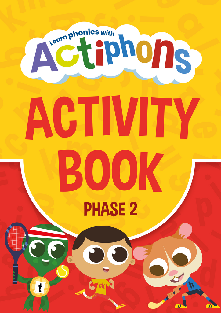 Phase 2 Phonics Activity Book Front cover