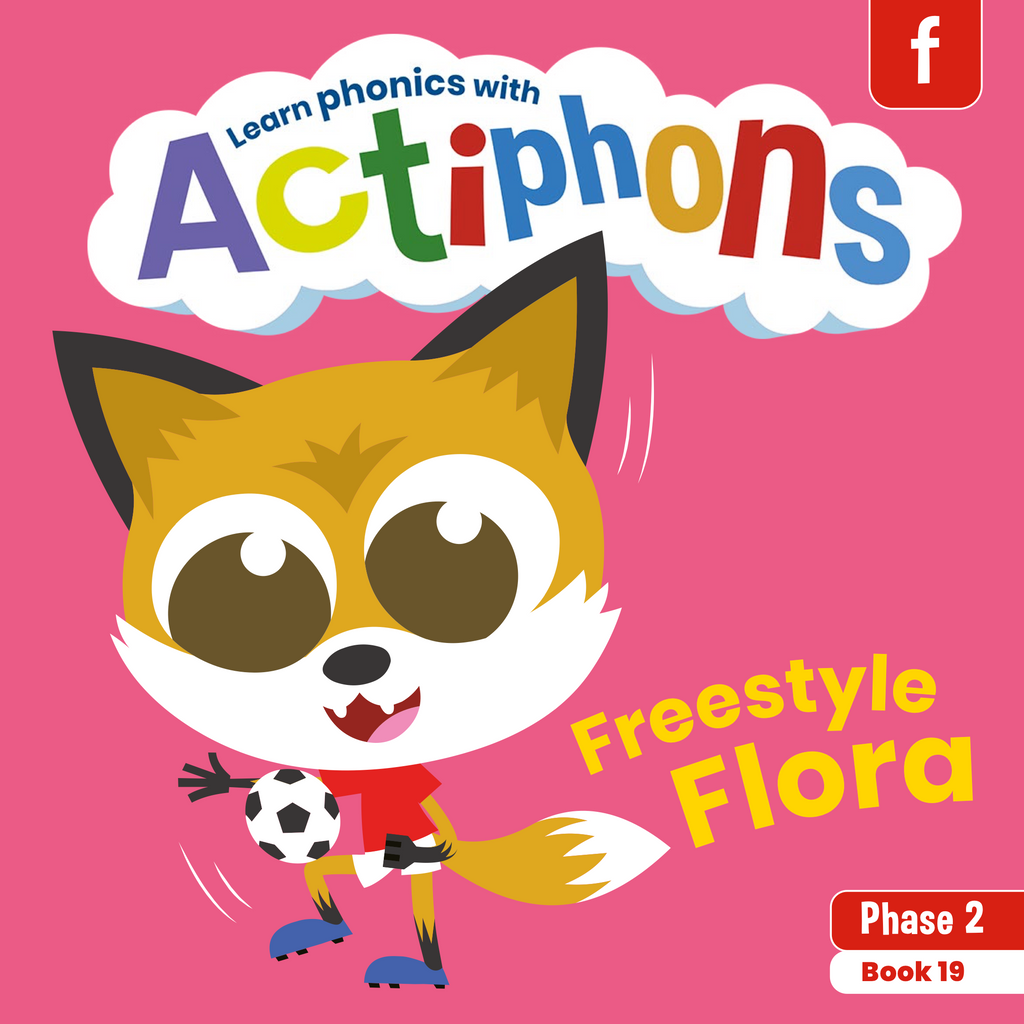 Learn phonics with Actiphons Freestyle Flora 'f' sound reading book front cover