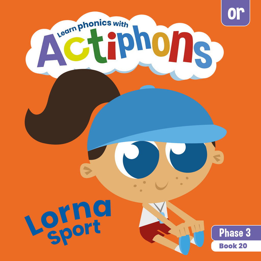 Learn phonics with Actiphons Lorna Sport 'or' sound reading book front cover