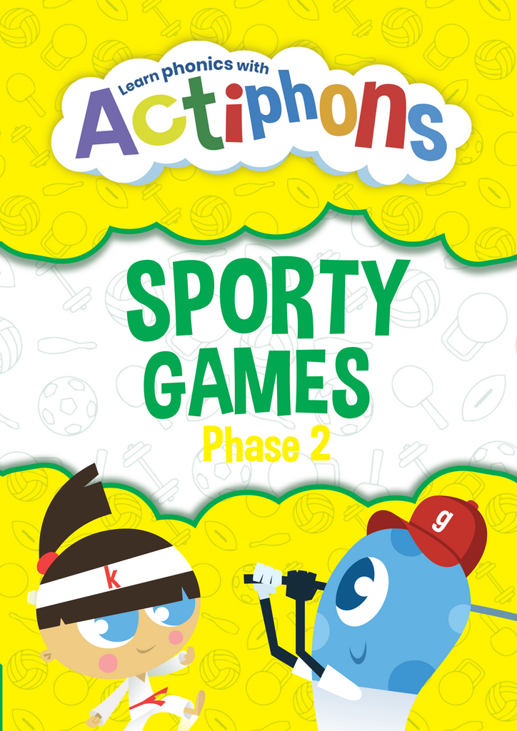 Phase 2 Physical Phonics sporty games front cover