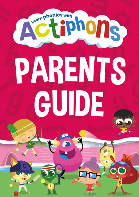 Learn phonics with Actiphons Parents guide front cover