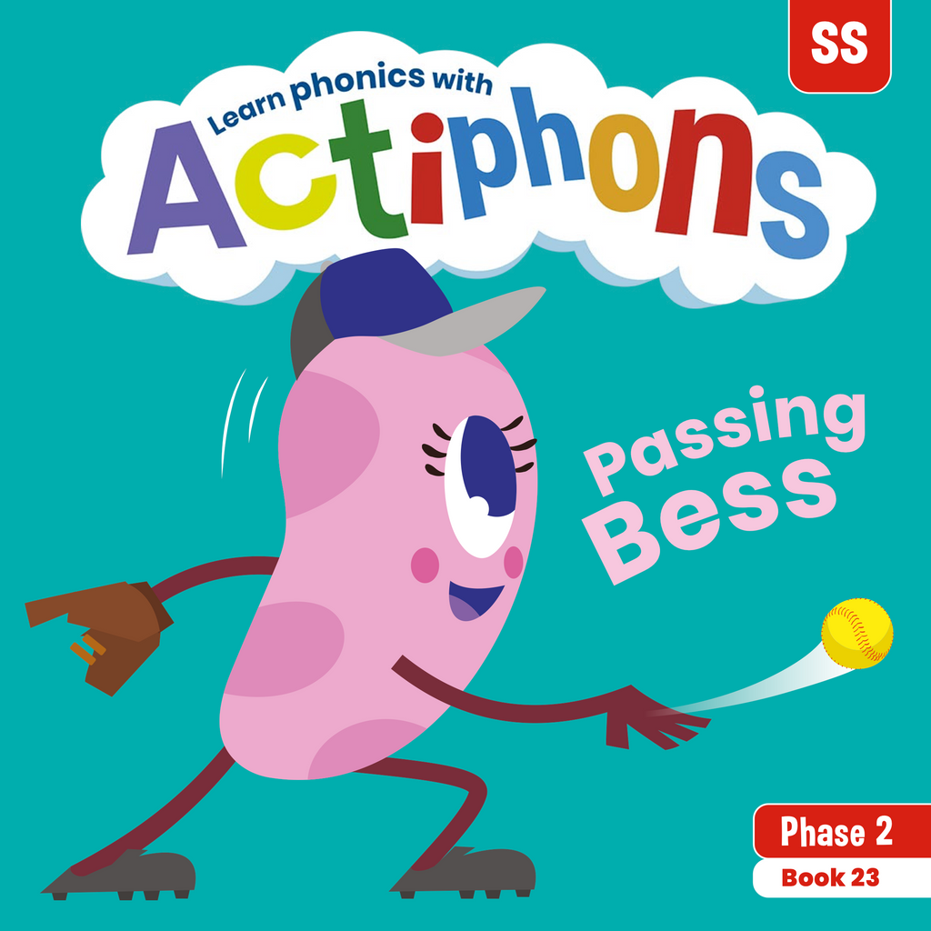 Learn phonics with Actiphons Passing Bess 'ss' sound reading book front cover