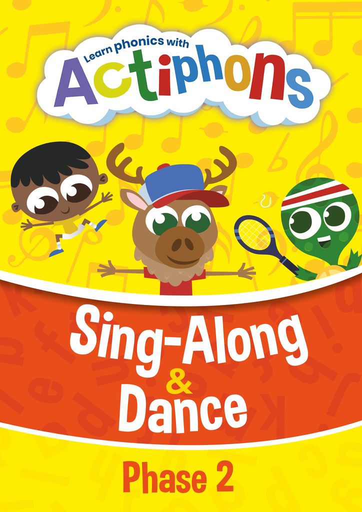 Phase 2 Phonics Song book front cover