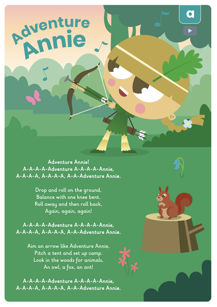 Learn Phonics with Actiphons Adventure Annie Phase 2 Song lyrics 