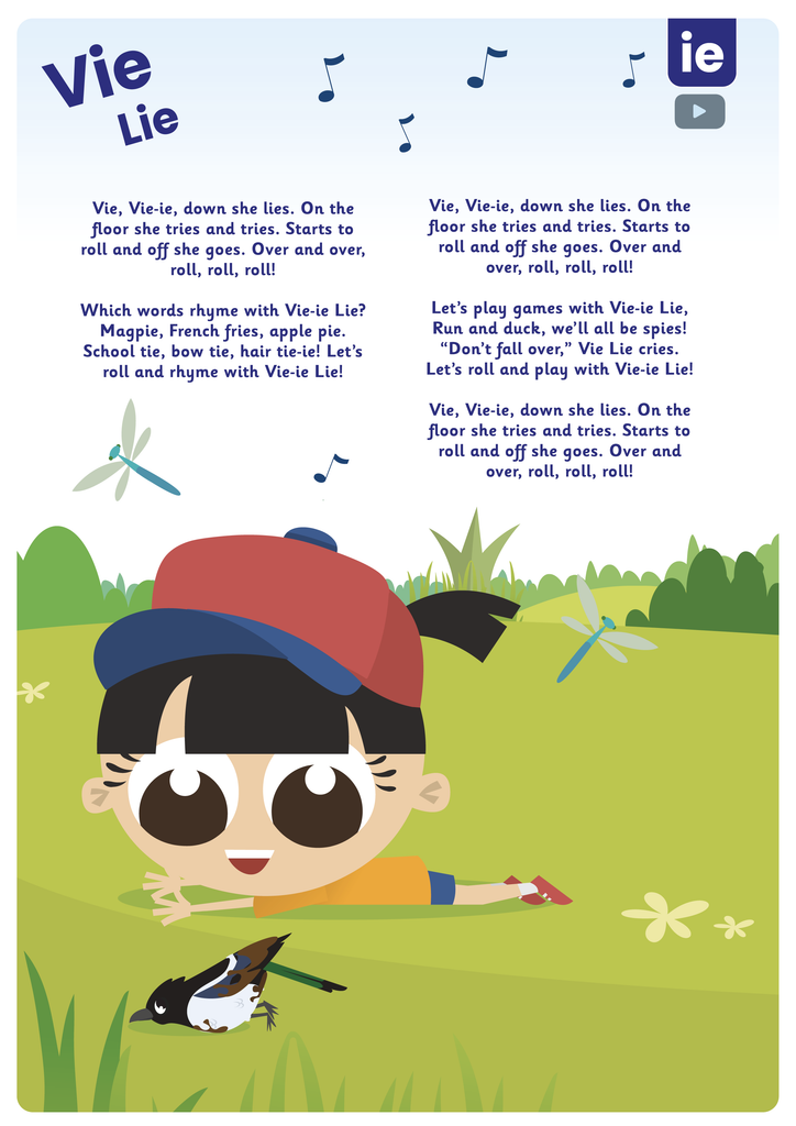 Learn Phonics with Actiphons Vie Lie Phase 5 Song lyrics 