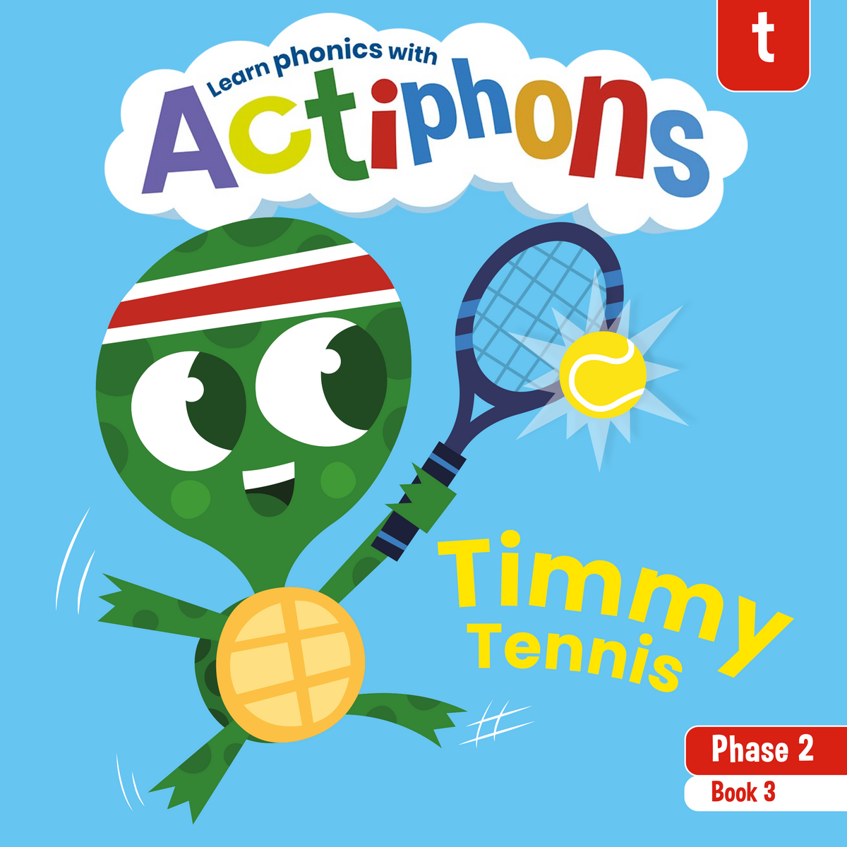 Learn Phonics- Get active with ACTIPHONS: Phase 2 't' sound reading bo ...